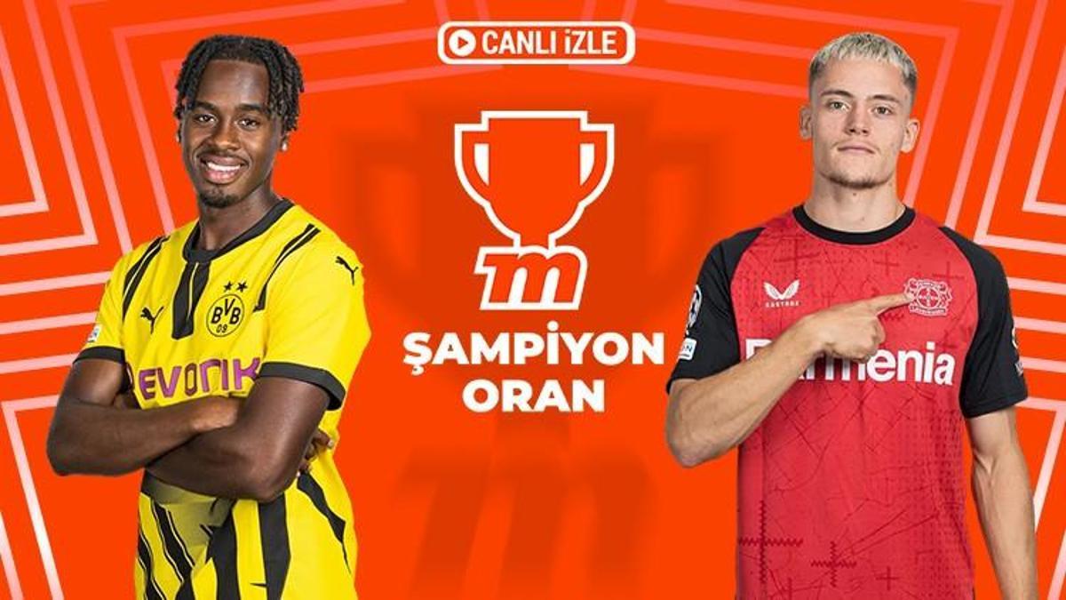 Nuri Şahin'in Dortmund'u Xabi Alonso'nun Leverkusen'ine karşı! Yüksek oranlar ve canlı yayın Misli'de...