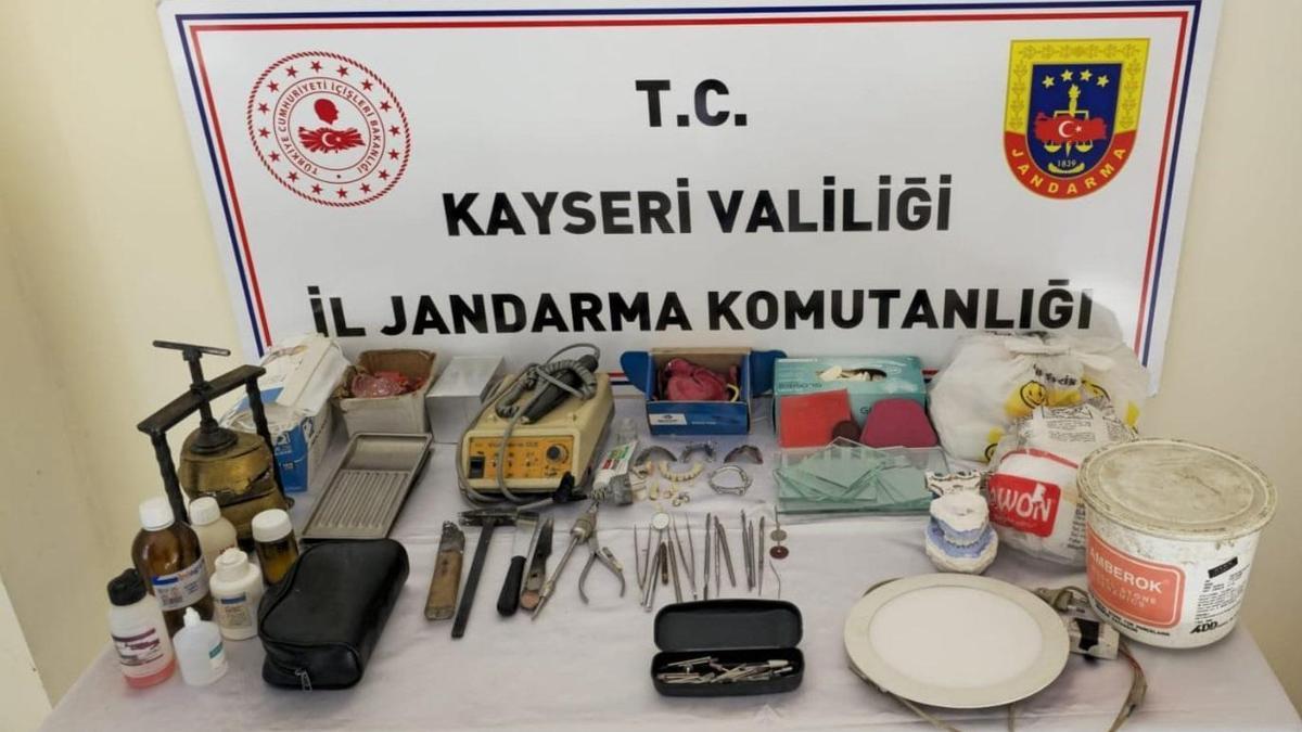 Kayseri'de sahte diş hekimi gözaltına alındı