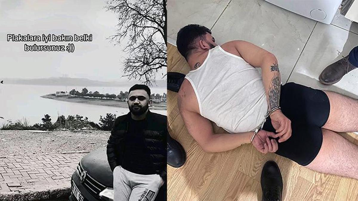 123 suçtan aranan cezaevi firarisi 'Plakalara iyi bakın belki bulursunuz' dedi polis gereğini yaptı!