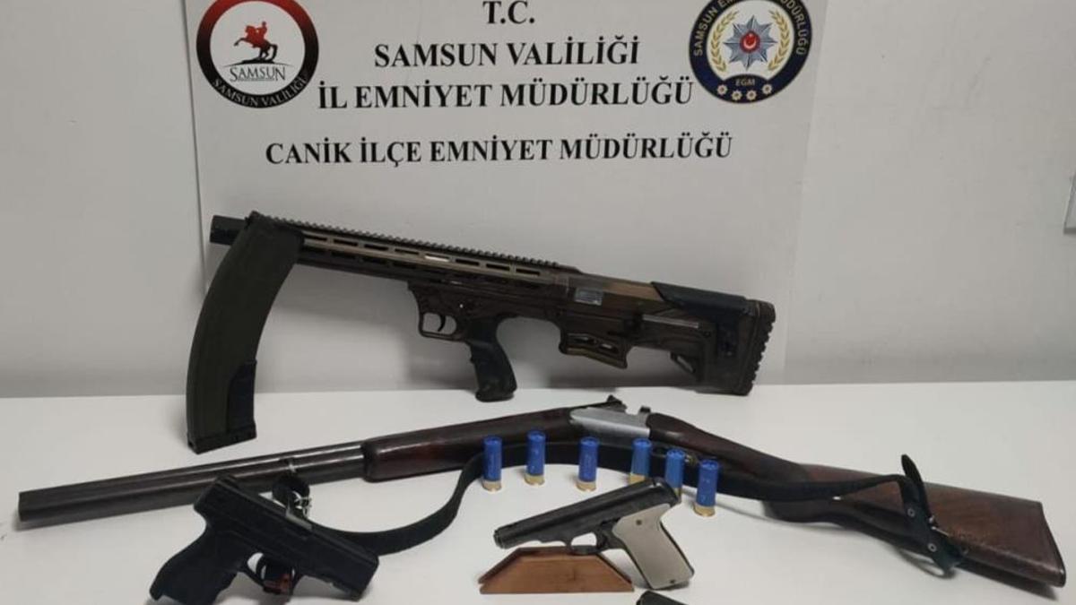 Samsun'da düğünde havaya ateş açan şahıslar gözaltında