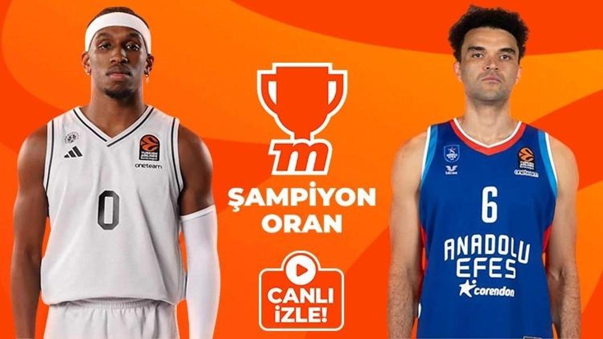 Anadolu Efes, Paris Basketball deplasmanında zafer arıyor! Kritik maç, Şampiyon Oranların yer aldığı Misli'de canlı yayınlanıyor...