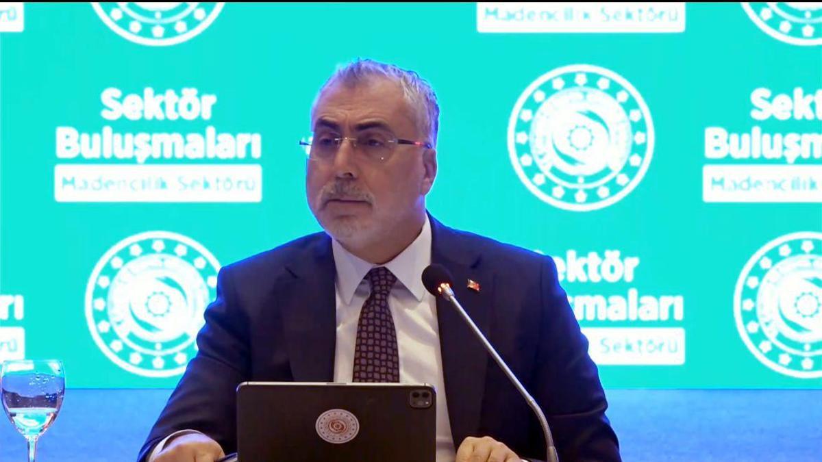 Çalışma ve Sosyal Güvenlik Bakanı Vedat Işıkhan: Madencilik ve taş ocakçılığı sektöründe kayıt dışı istihdam minimuma ulaştı