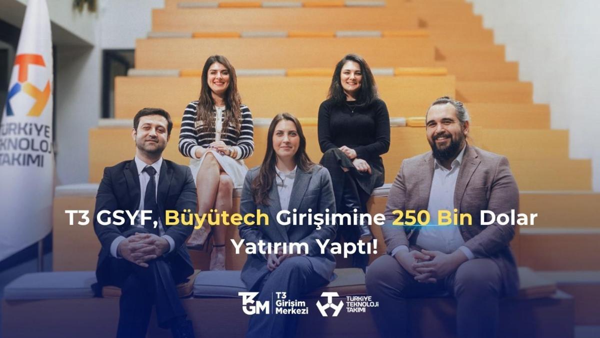 T3 Girişim Sermayesi Yatırım Fonu'ndan Büyütech’e 250 bin Dolar yatırım