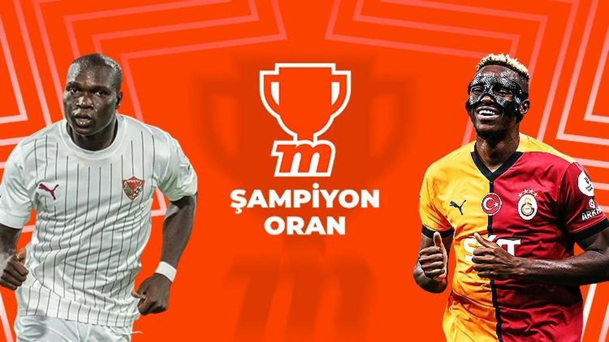 Galatasaray Hatayspor deplasmanında, Şampiyon Oran Misli'de!