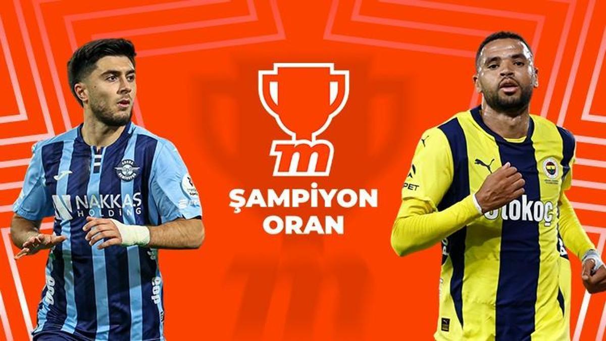 Fenerbahçe, Adana Demirspor deplasmanında fırsat peşinde! Şampiyon Oranlar Misli'de