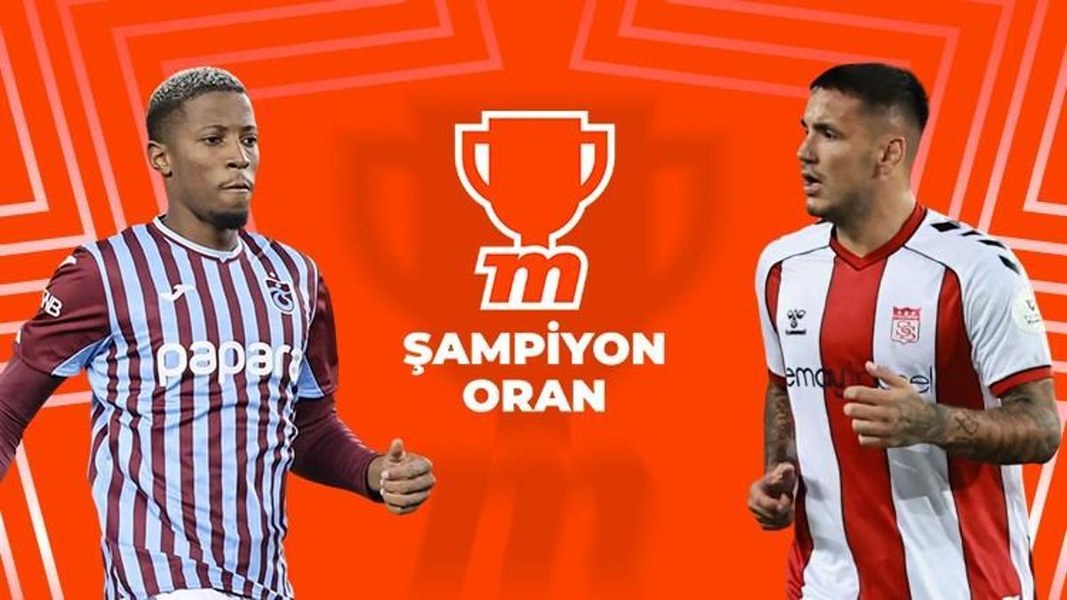 Trabzonspor - Sivasspor maçının heyecanı Şampiyon Oran farkıyla Misli'de!