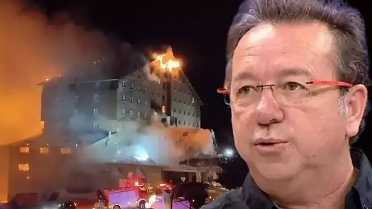 Gani Müjde, Bolu'da yanan otelde yıllar önce çekilmiş bir fotoğrafını paylaştı