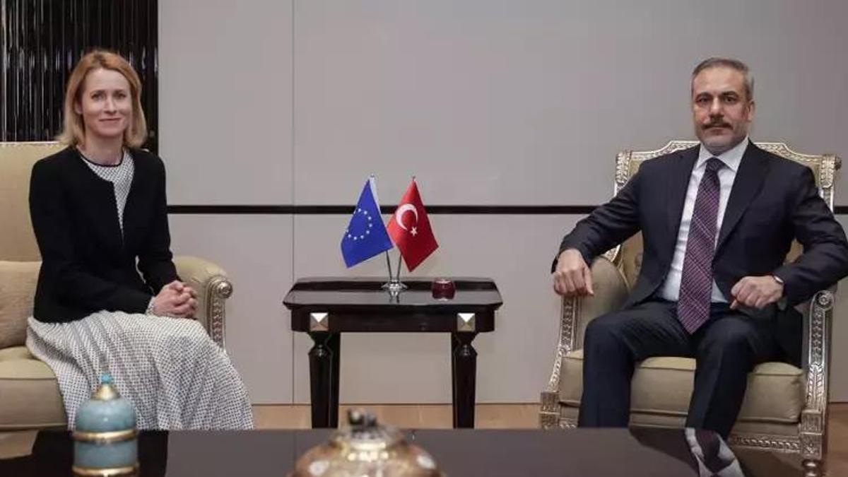 Dışişleri Bakanı Hakan Fidan Kaja Kallas ile bir araya geldi