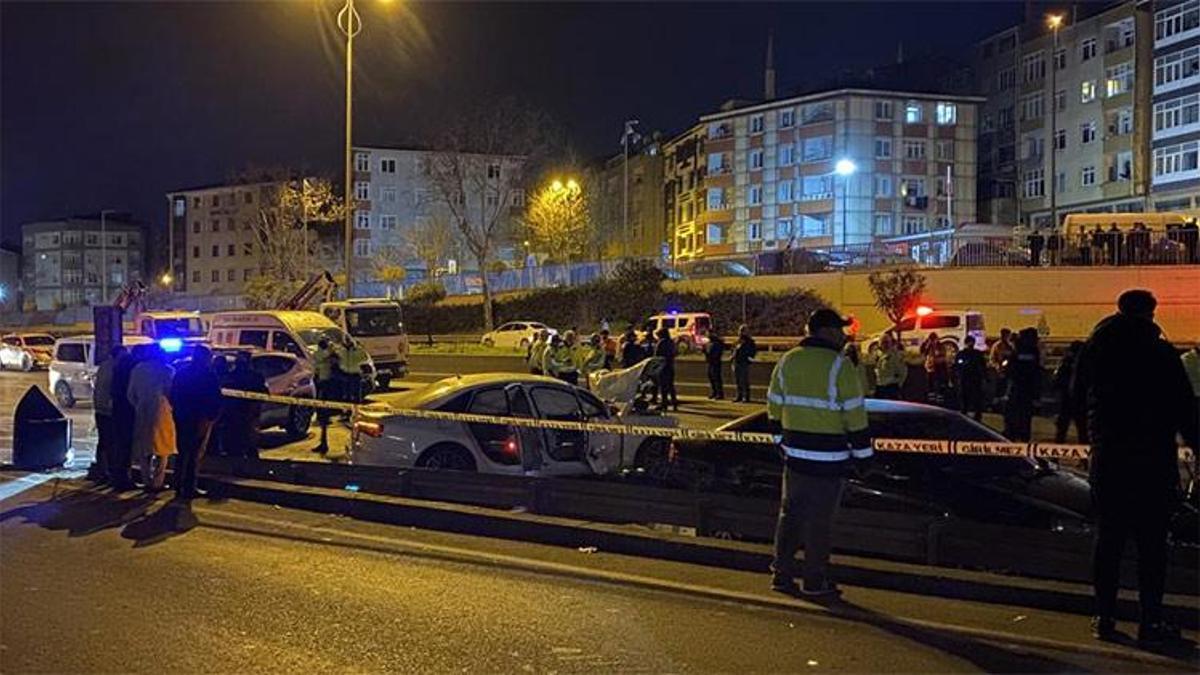 İstanbul'da 5 araçlı zincirleme trafik kazası! Ölü ve yaralılar var