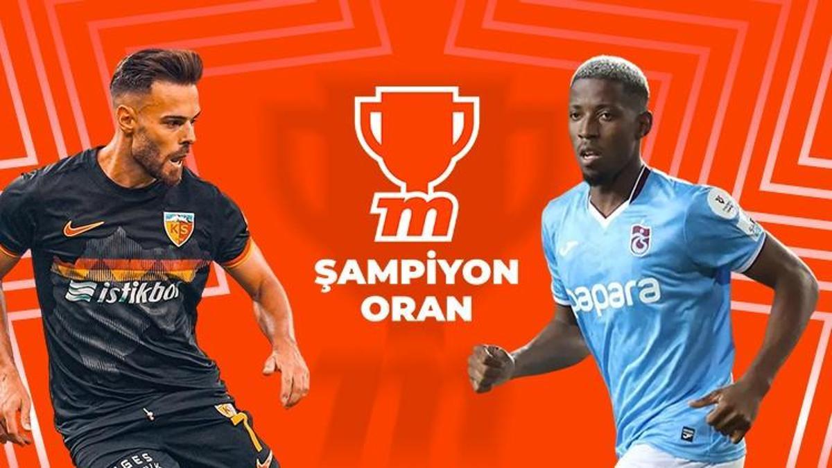 Kayserispor, Trabzonspor’u konuk ediyor! Şampiyon Oran Misli’de