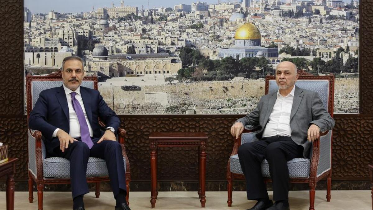 Dışişleri Bakanı Hakan Fidan, Hamas yetkilileriyle Katar'da görüştü