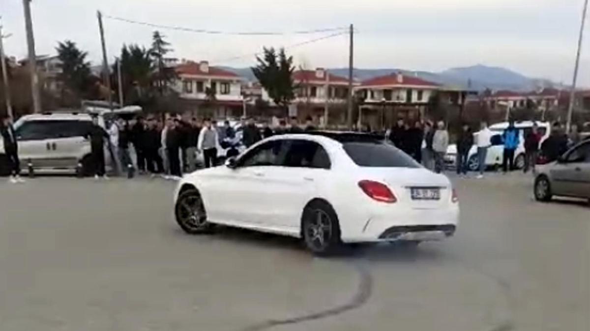Otomobille drift yapan ehliyetsiz sürücüye 84 bin lira ceza
