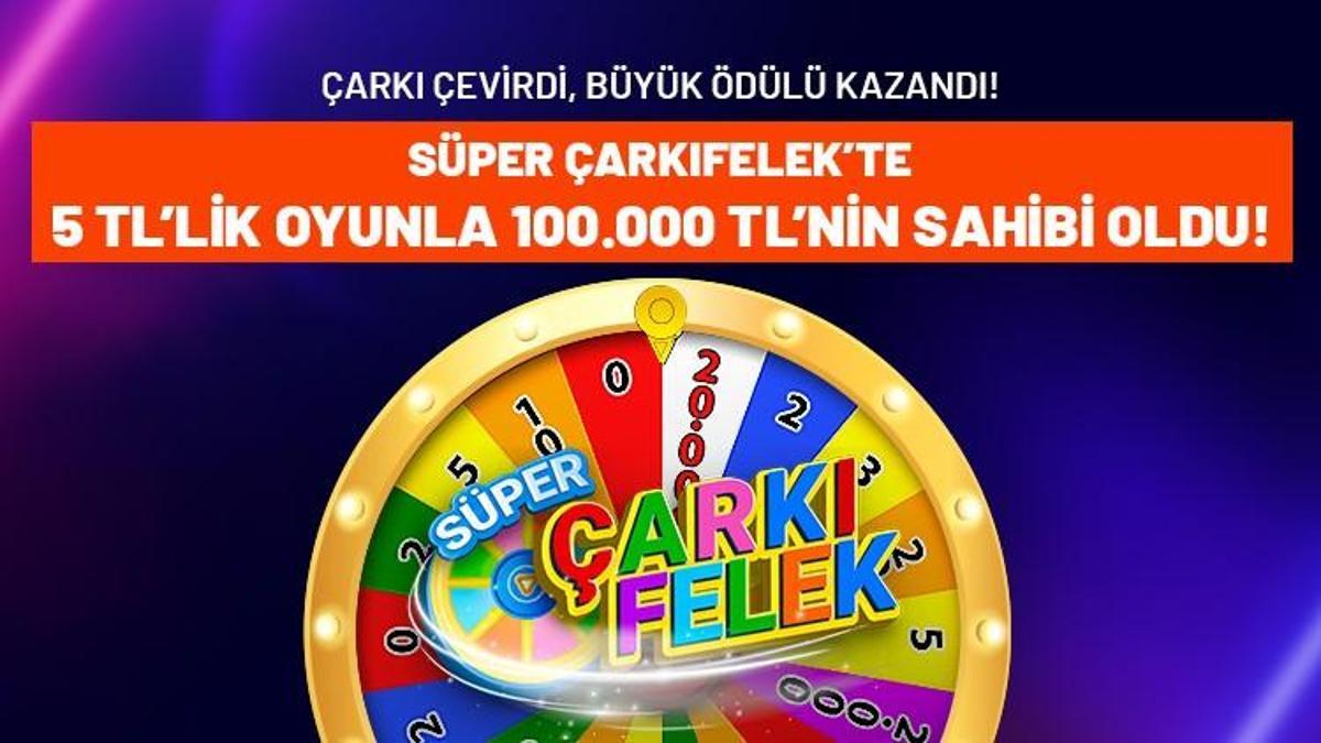 Misli, Şans Oyunları'nda da kazandırmaya devam ediyor! Süper Çarkıfelek’te 5 TL’lik oynadı, 100.000 TL kazandı!