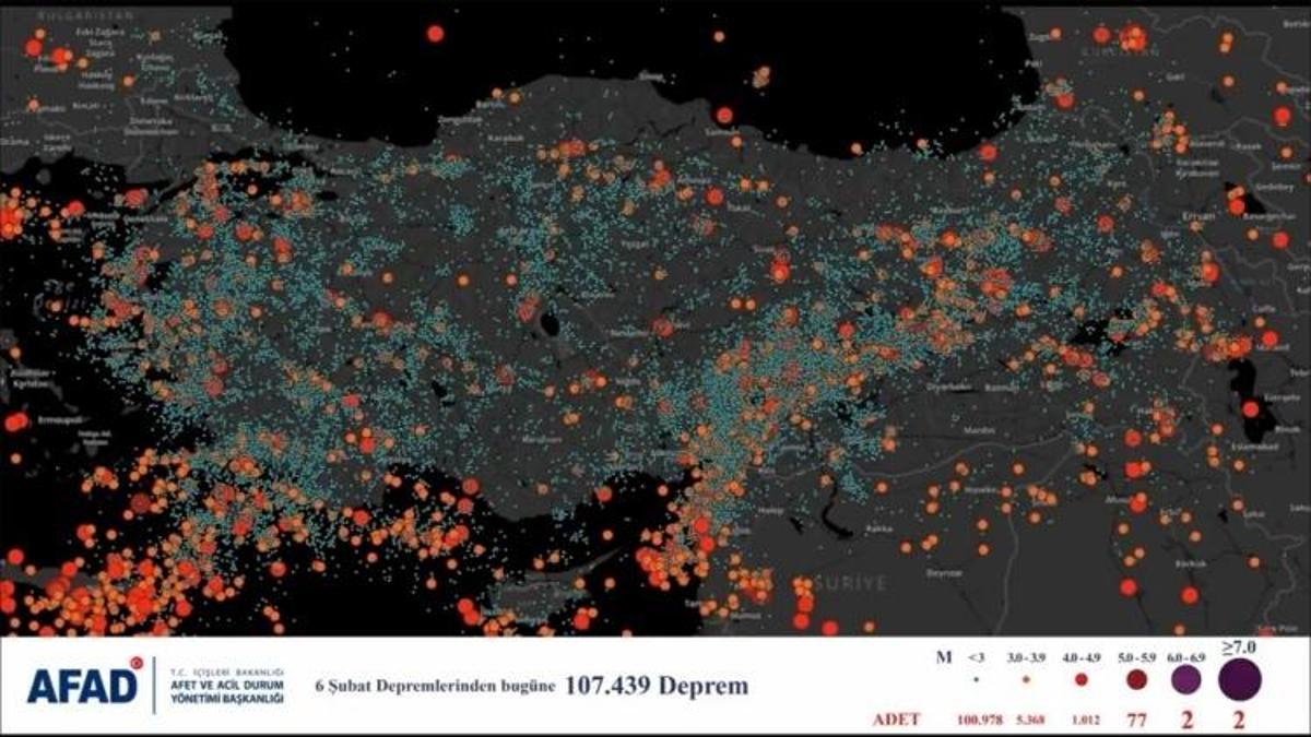 AFAD duyurdu: 2 yılda 107 bin deprem meydana geldi!
