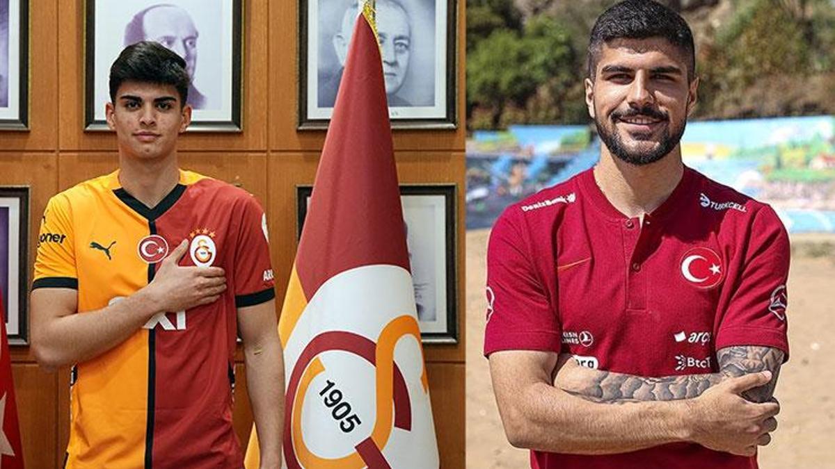 Galatasaray, 2 futbolcuyu renklerine bağladı