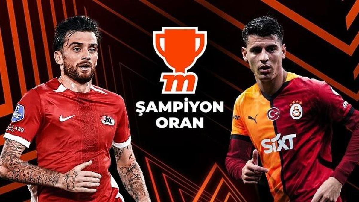 Galatasaray, AZ Alkmaar deplasmanında tur için avantaj peşinde! Kritik maç Şampiyon Oranlar ile Misli'de