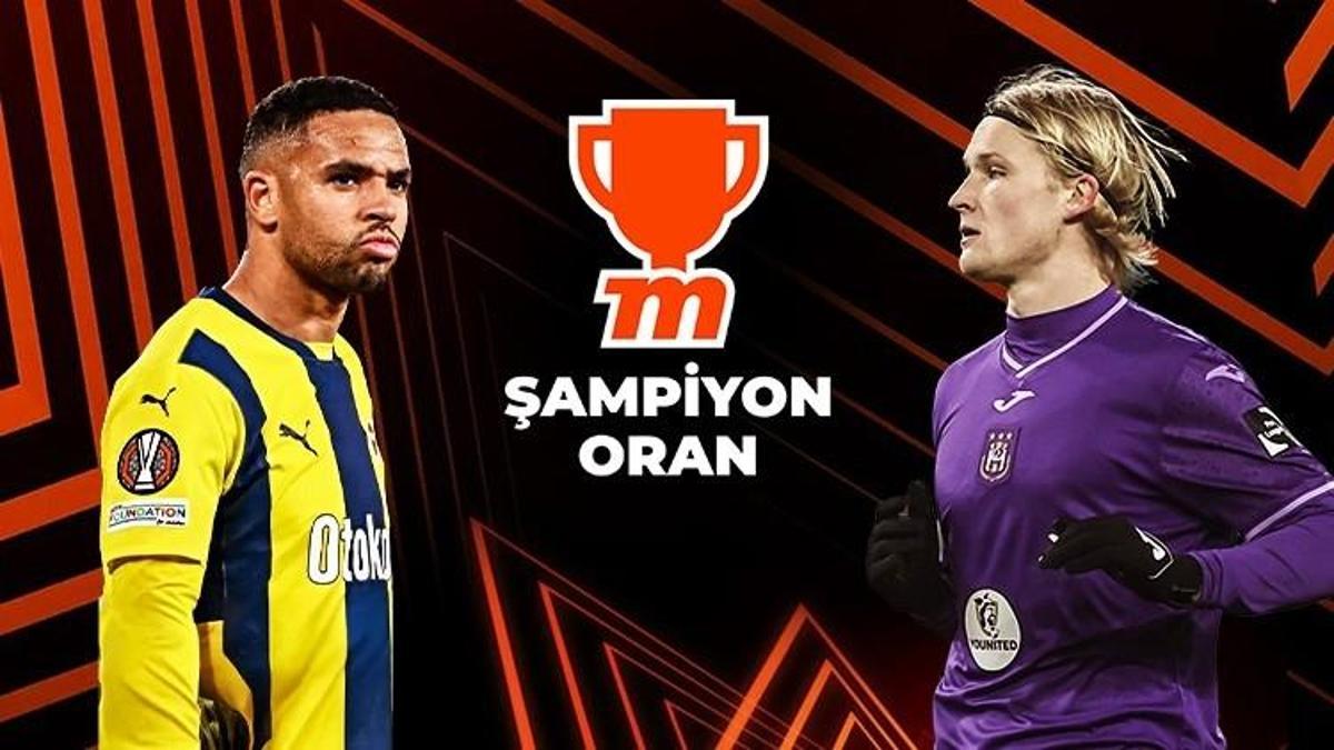 Fenerbahçe’nin kritik Anderlecht mücadelesinin heyecanı Şampiyon Oranlar ile Misli'de