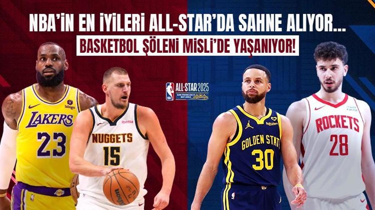 Alperen Şengün, NBA All-Star’da sahne alıyor! Basketbol şöleni Misli’de yaşanıyor…