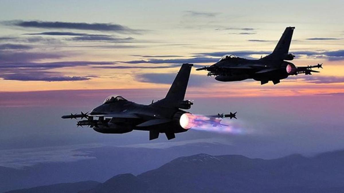 Irak'ın kuzeyine hava harekatı: 7 terörist etkisiz