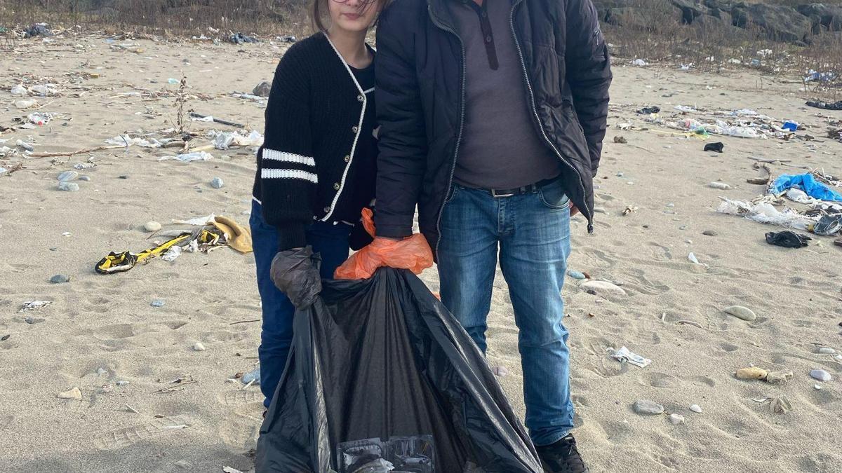 Dede ve torunundan çevre duyarlılığı