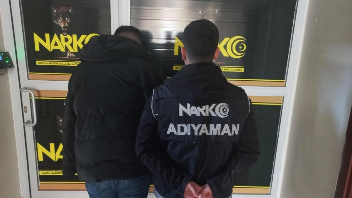 Adıyaman'da uyuşturucu operasyonuna 1 tutuklama