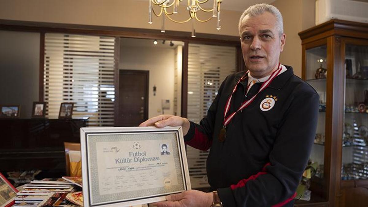 Galatasaray taraftarından rekor! 50 yılda gittiği 882 maçın arşivini oluşturdu