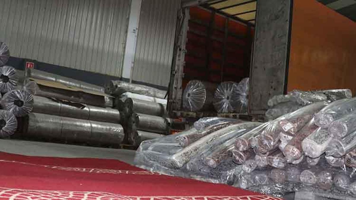 Gaziantep'te Emevi Camii’nin halıları tamamlandı