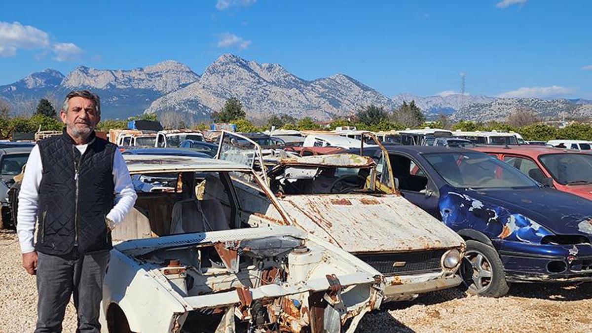 Antalya'da yediemin otoparkları araç mezarlığına döndü! Hepsi çürümeye terk edildi