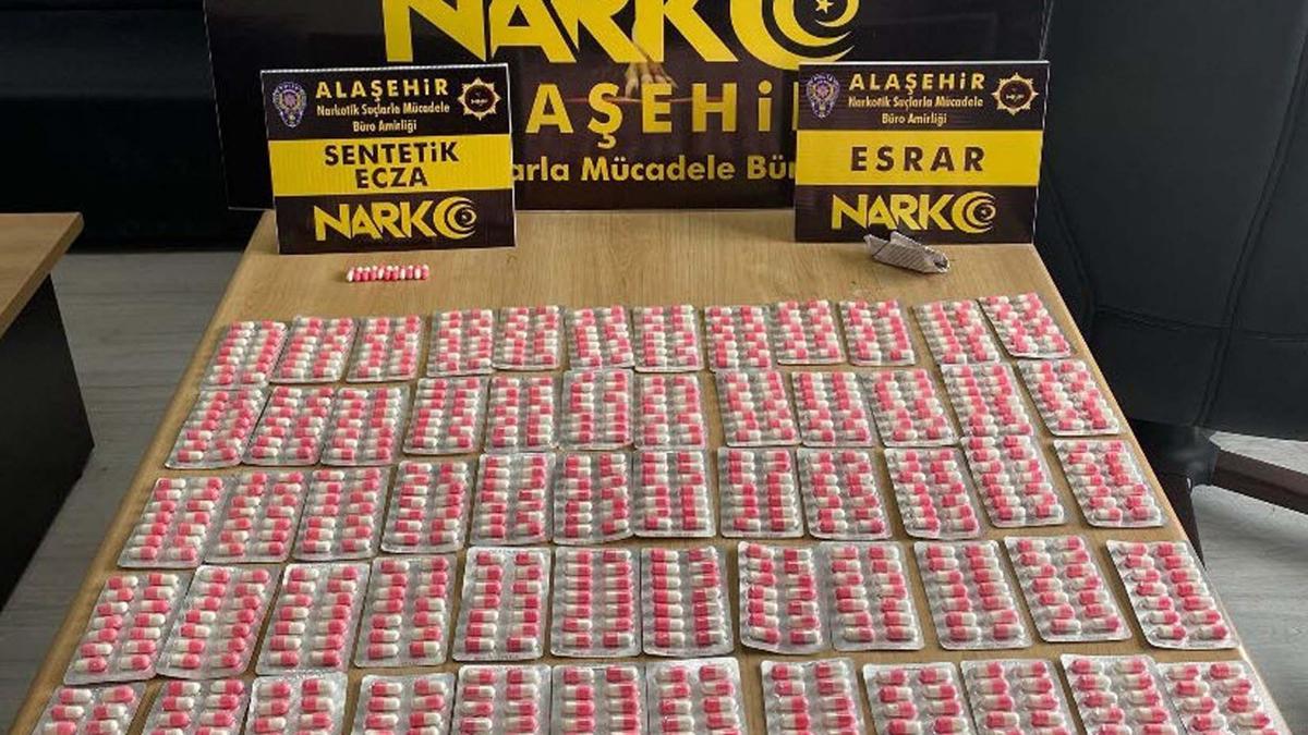 Evinde 1005 sentetik hap ele geçirilen şüpheli tutuklandı