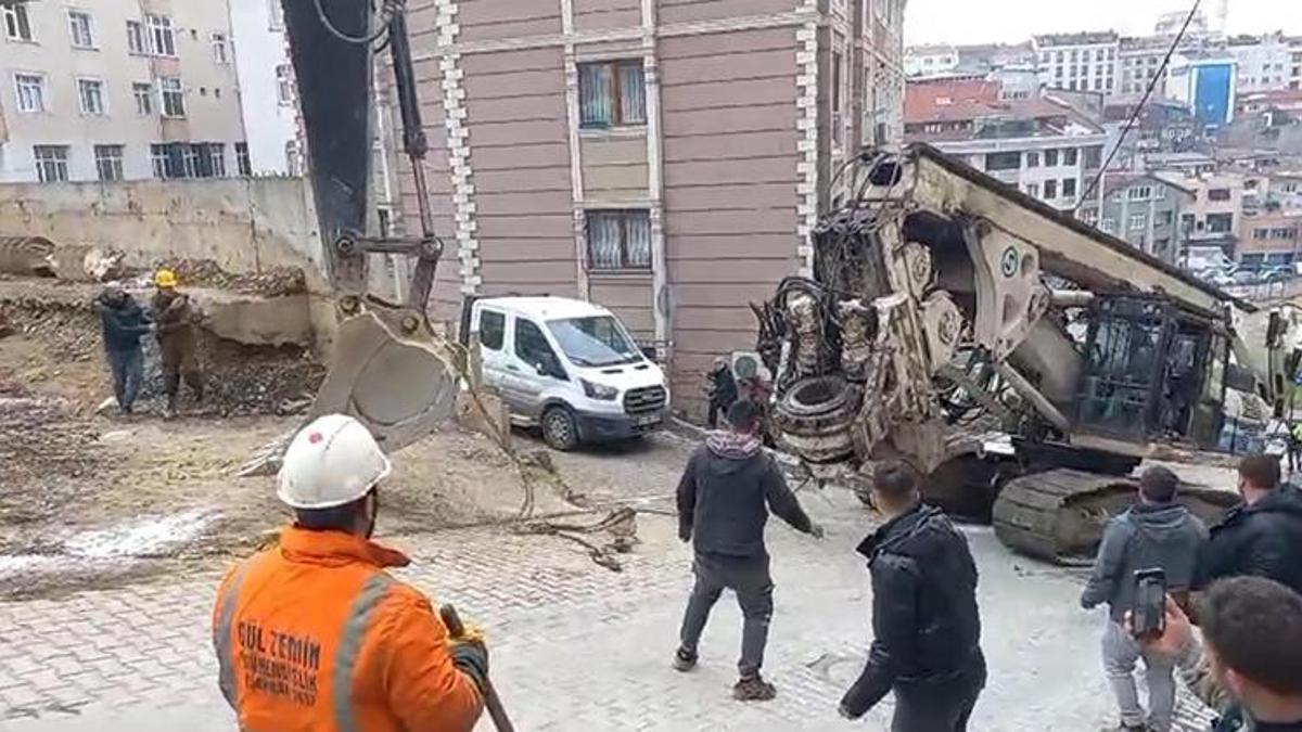 İstanbul'da inşaat alanında kaza! Yaralılar var
