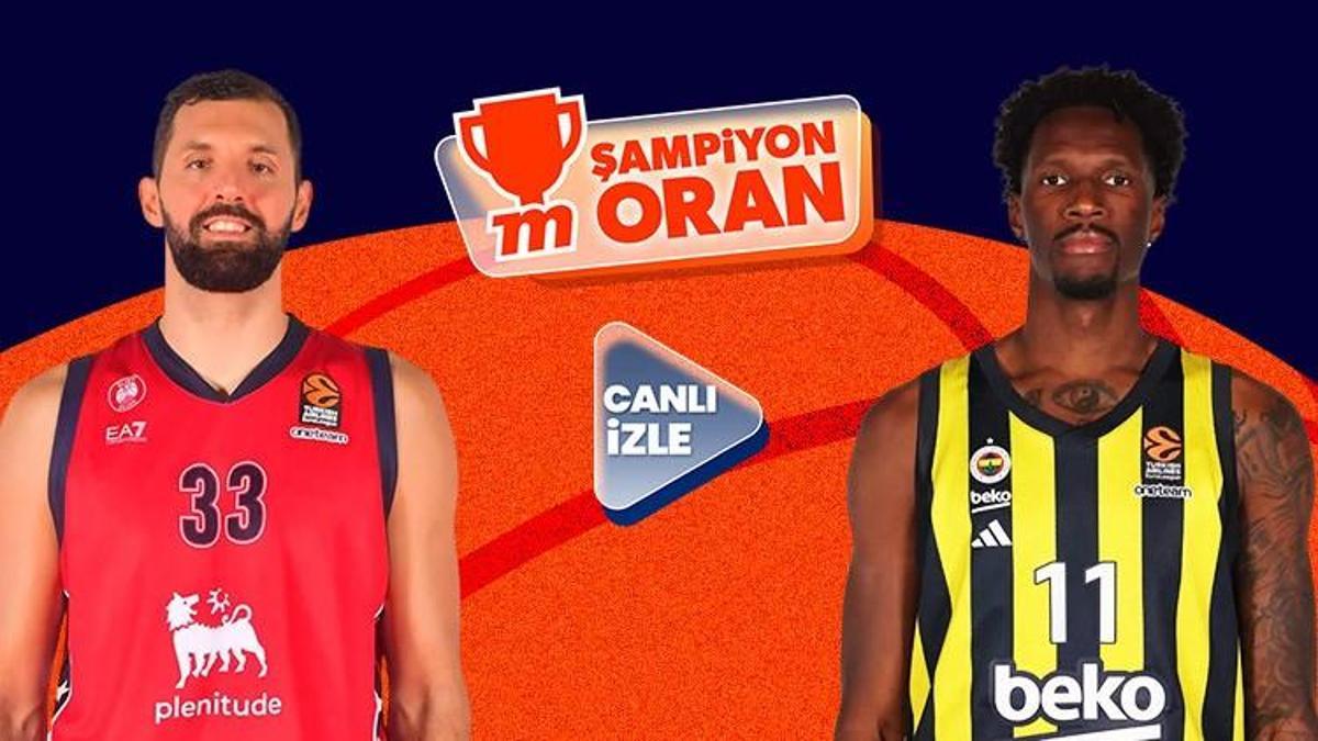 Fenerbahçe Beko Olimpia Milano deplasmanında! Kritik maç canlı yayın ve Şampiyon Oranlar ile Misli'de