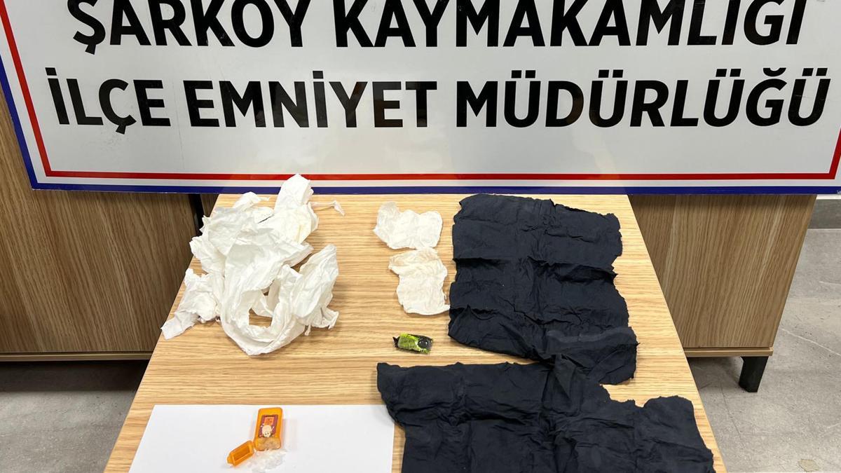 Şarköy'de uyuşturucu ile yakalanan şüpheli tutuklandı