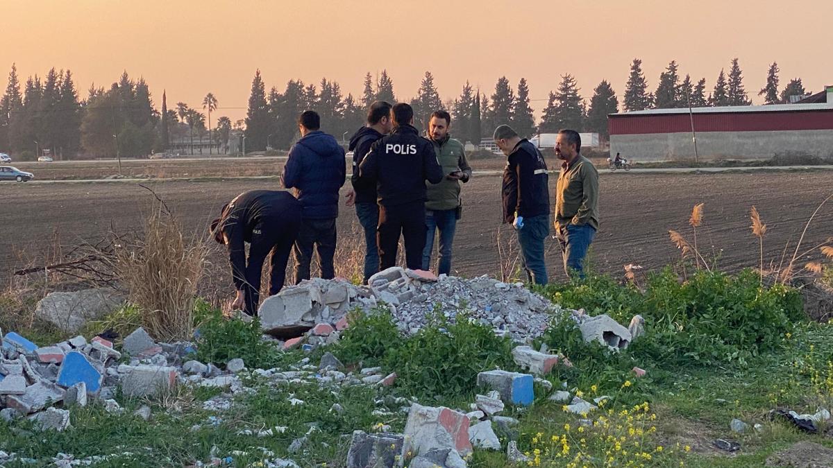 Dere yatağında insan iskeleti bulundu