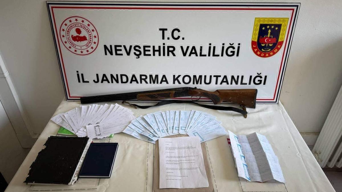 Nevşehir'de tefecilik operasyonu: 3 tutuklama