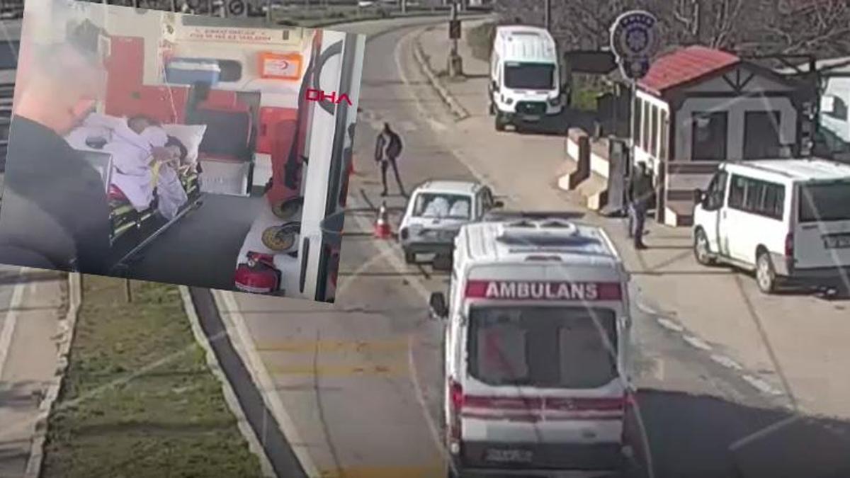 Amasya'da ambulansla göçmen kaçakçılığı