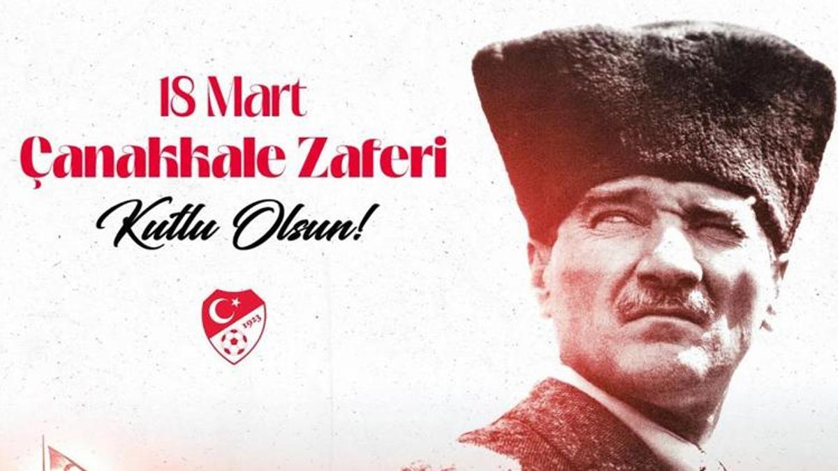 TFF'den 'Çanakkale Zaferi' paylaşımı