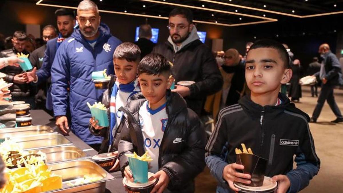 Rangers, stadyumda iftar organizasyonu düzenledi