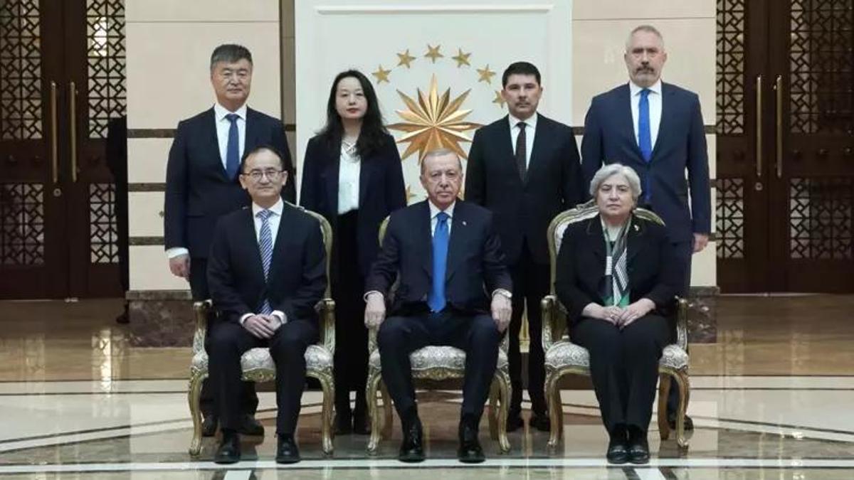 Cumhurbaşkanı Erdoğan'a 5 ülkenin büyükelçisinden güven mektubu