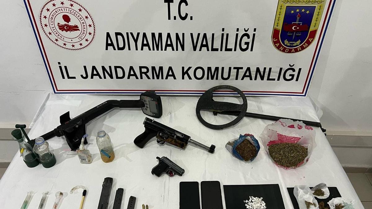 Adıyaman’da uyuşturucu operasyonunda 14 gözaltı