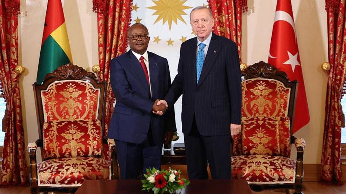 Cumhurbaşkanı Erdoğan, Gine Bissau Devlet Başkanı Embalo ile görüştü