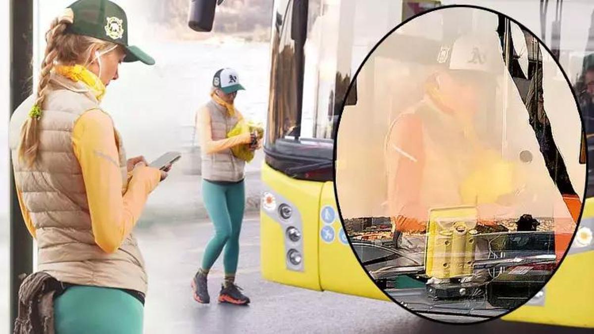 Bade İşçil, ucuzluk marketinden alışveriş yaptı, halk otobüsüne bindi!