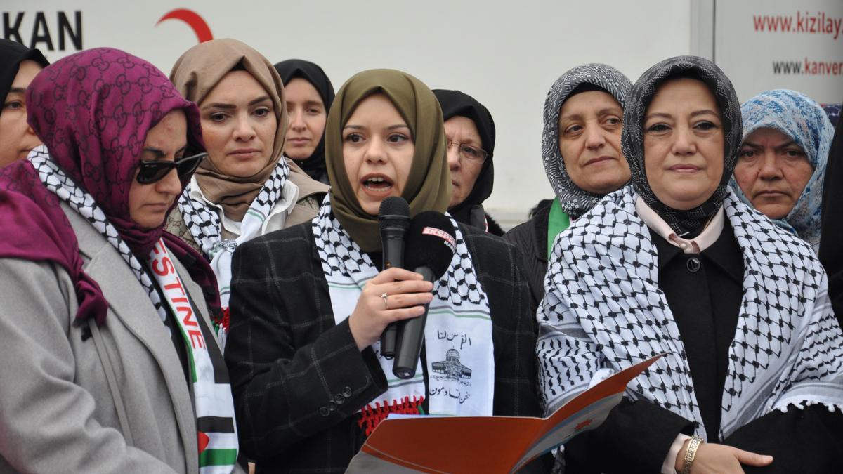 Kütahya, İsrail'in Gazze Şeridi'ne yönelik saldırıları protesto edildi