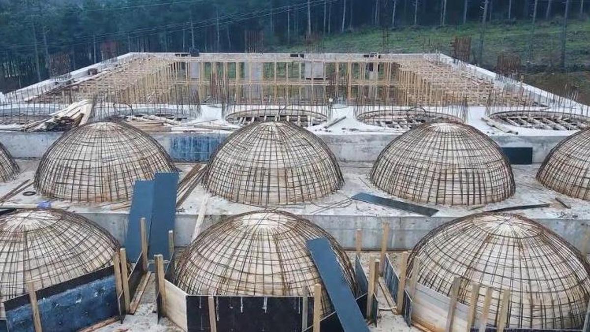 Sinop Üniversitesi Yerleşkesi Camisi kaba inşaatının yüzde 70'i tamamlandı