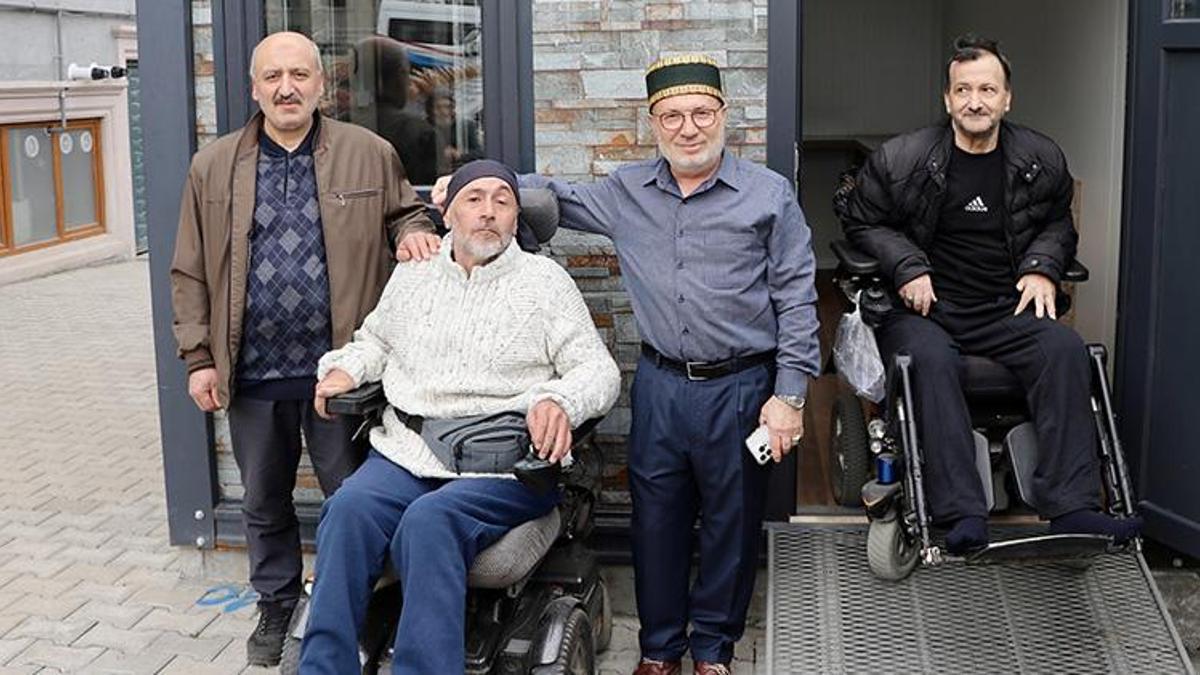 Trabzon'da bu camide namaza engel yok! Engelli mescidi ihtiyacı gördü