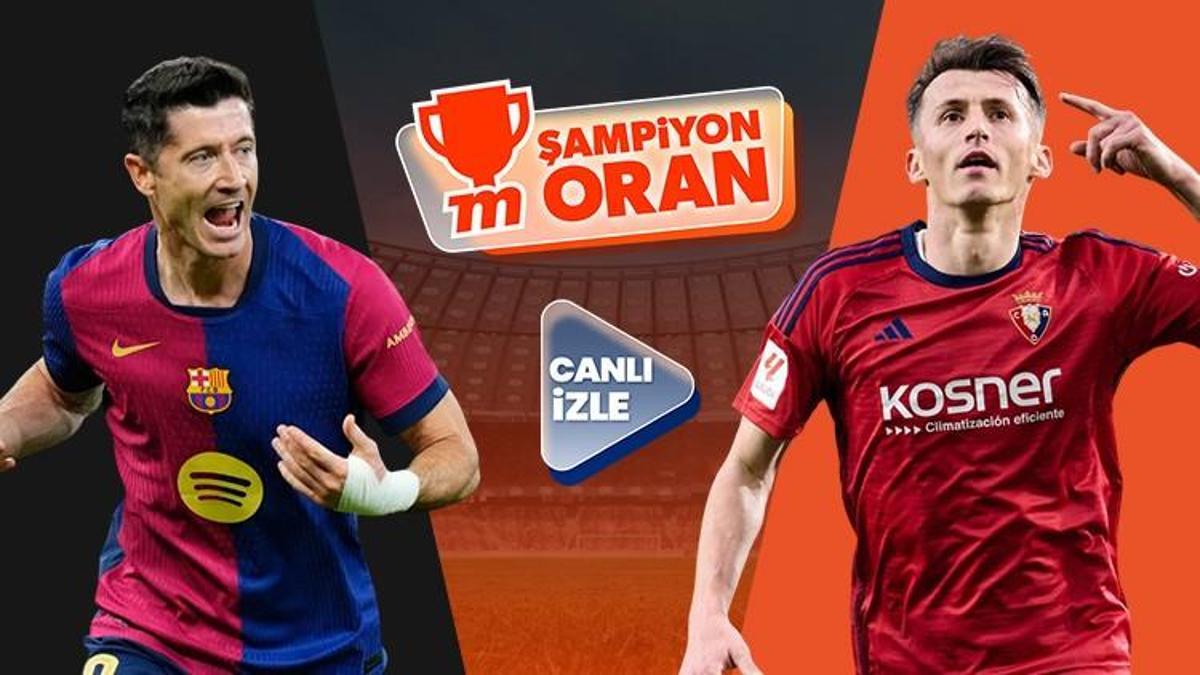 Barcelona erteleme maçında Osasuna'yı ağırlıyor! Kritik maçın heyecanı Şampiyon Oranlar ile Misli'de