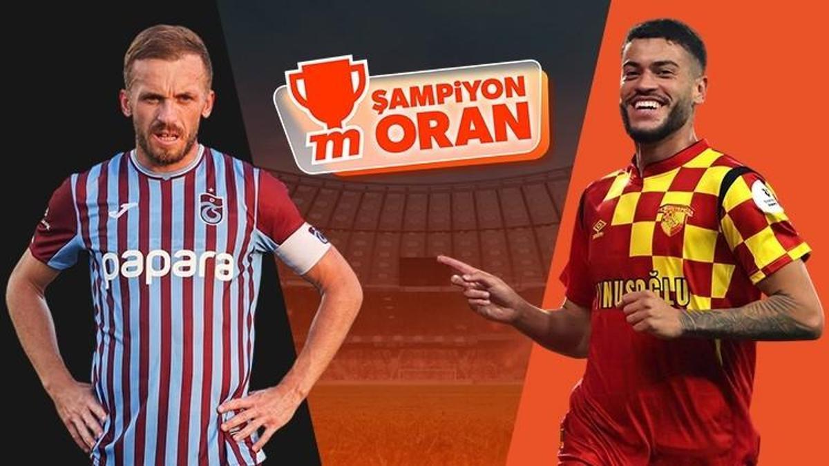 Trabzonspor Süper Lig'de Göztepe’yi konuk edecek! Kritik maçın heyecanı Şampiyon Oranlar ile Misli'de