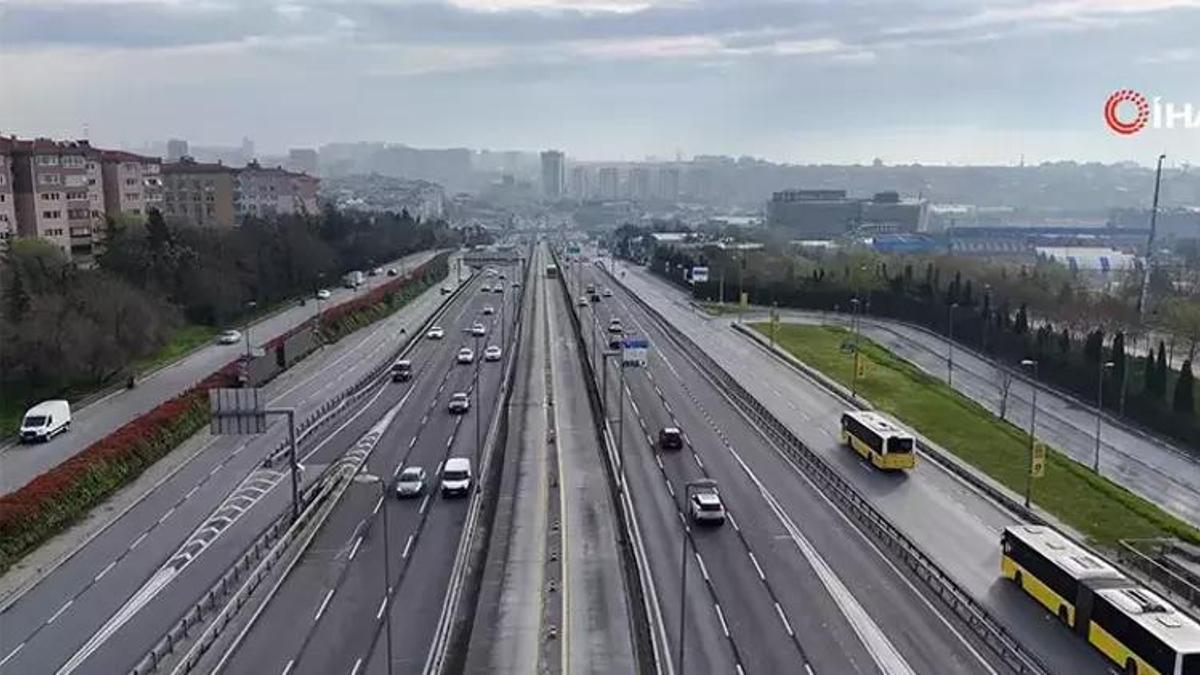 İstanbul'da bayramın ilk günü yollar boş kaldı