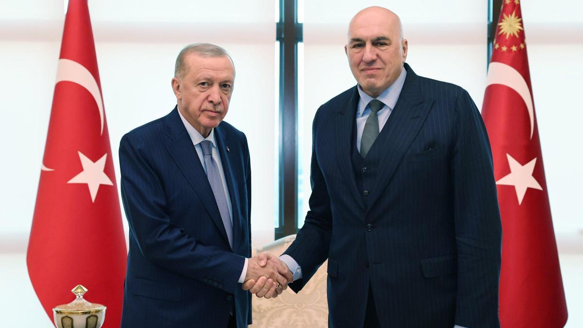 Cumhurbaşkanı Erdoğan, İtalya Savunma Bakanı Crosetto’yu kabul etti
