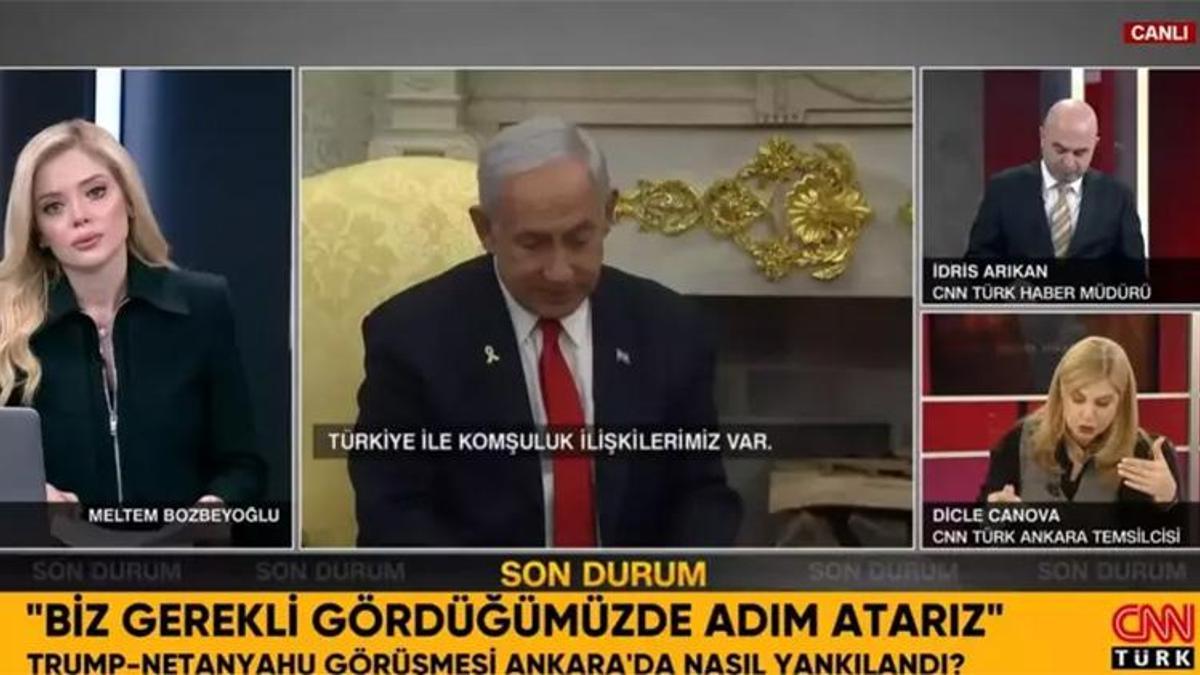 Trump-Netanyahu görüşmesi Ankara'da böyle yankılandı: 'Gerekli gördüğümüzde adım atarız!' Dicle Canova detayları aktardı