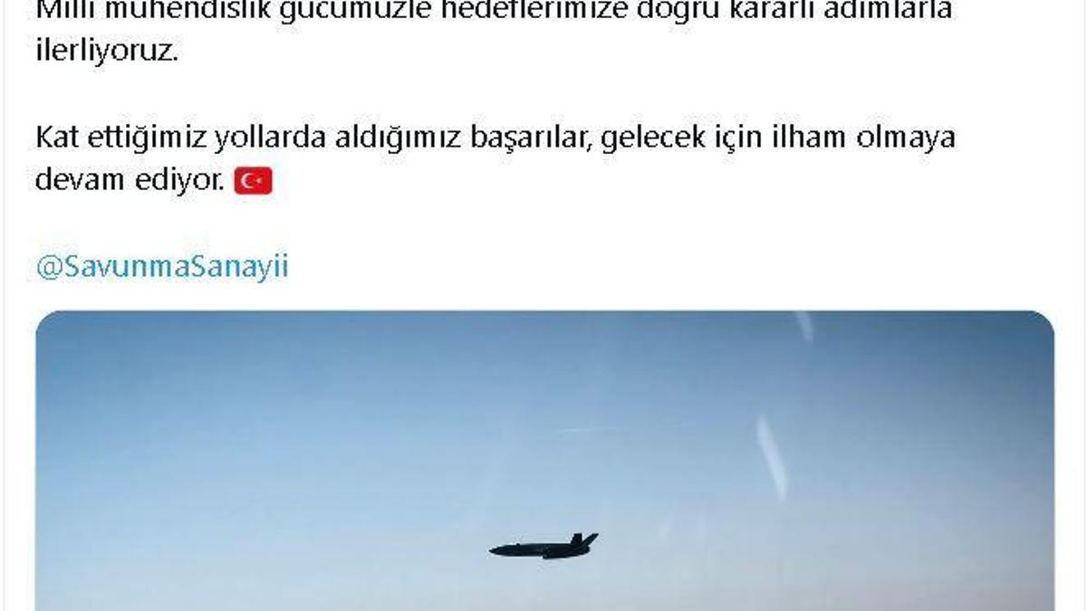 ANKA 3, Süper Şimşek füzesi ile hedefi vurdu